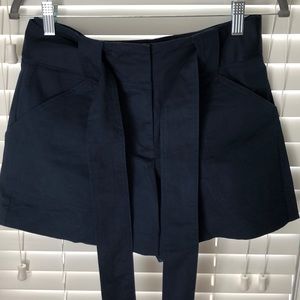 Ann Taylor high-waisted tie short